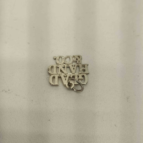 グラッドハンド GLADHAND GLAD HAND & CO. TOP ロゴ シルバー ペンダントトップ メンズ